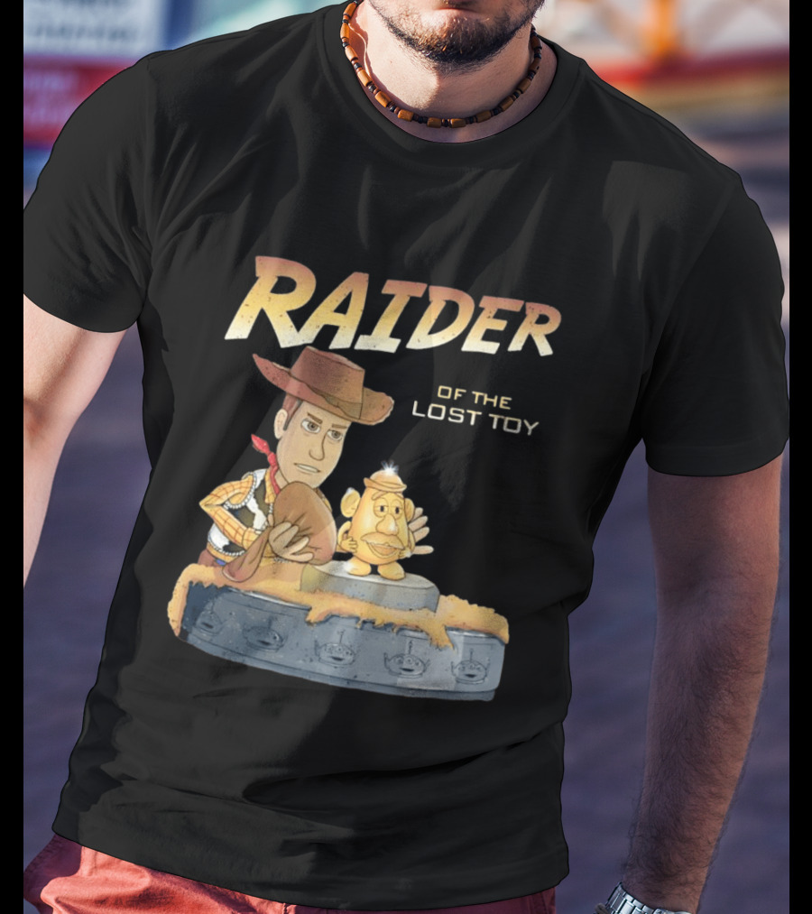 Raiders Toy Story Woody Mr Potato Head Lost Toy T-Shirt