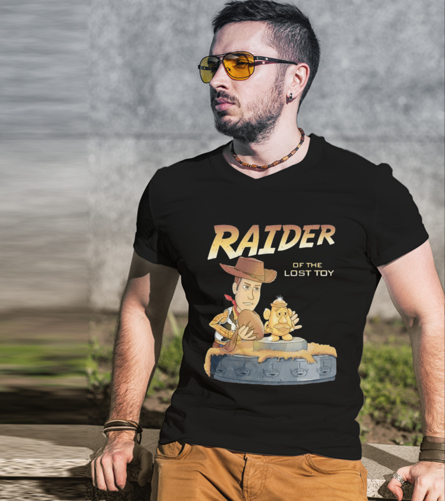 Raiders Toy Story Woody Mr Potato Head Lost Toy T-Shirt