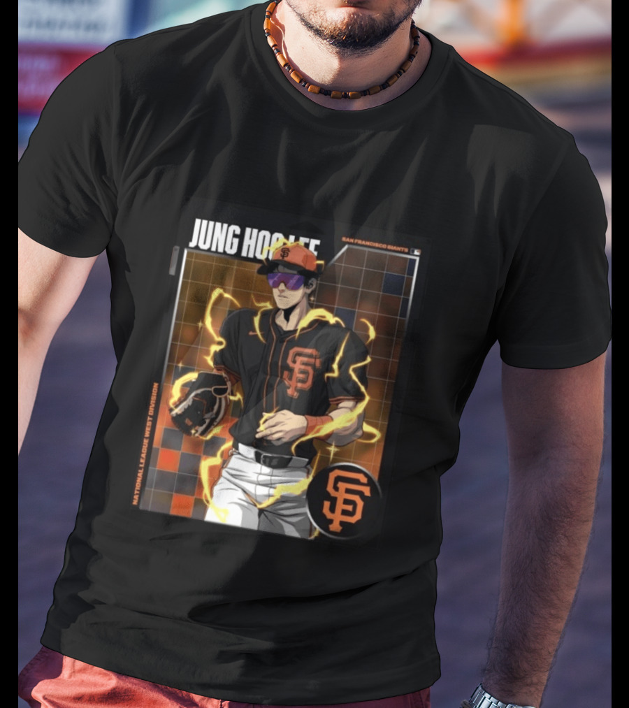 Jung Hoo Lee San Francisco Giants National League West Division Super Saiyan T-Shirt
