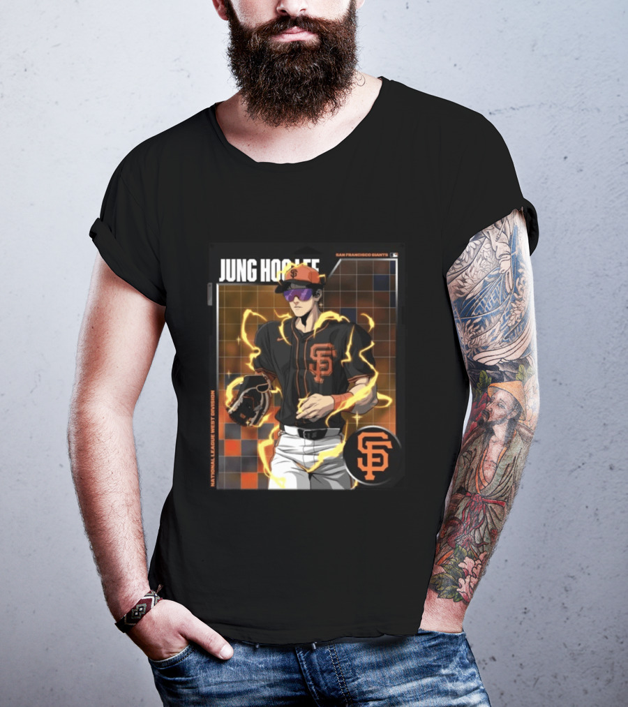 Jung Hoo Lee San Francisco Giants National League West Division Super Saiyan T-Shirt
