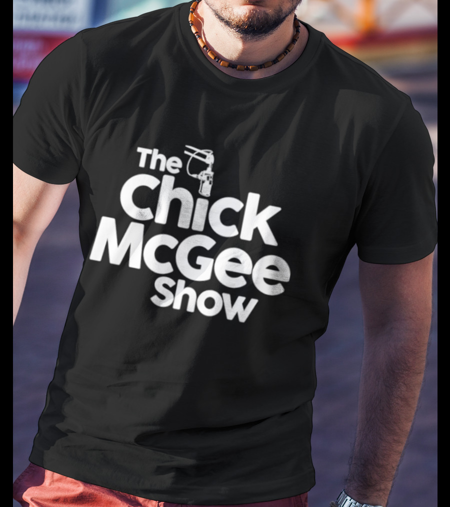 The Chick McGee Show Podcast Mic T-Shirt