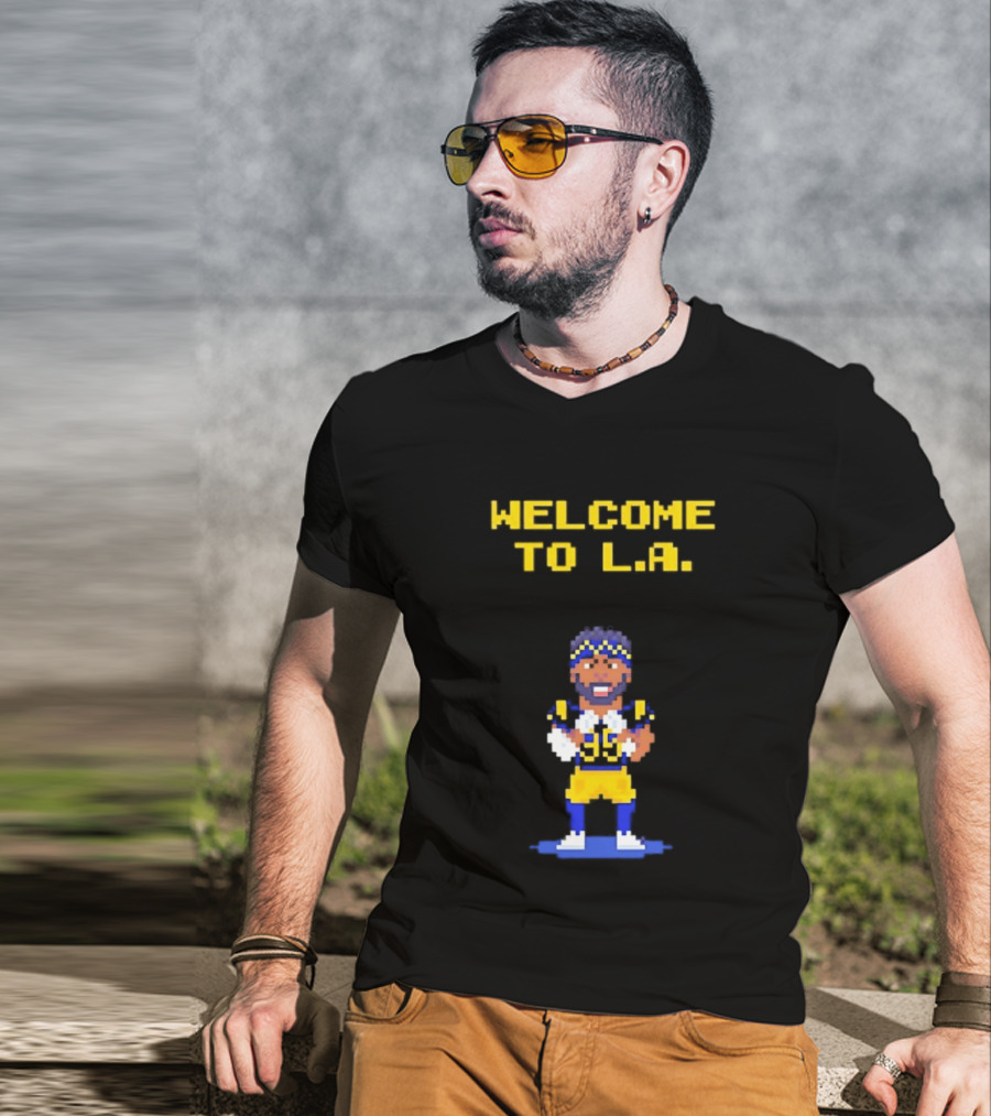 Welcome To L.A. Aaron Donald Los Angeles Rams Video Game T-Shirt