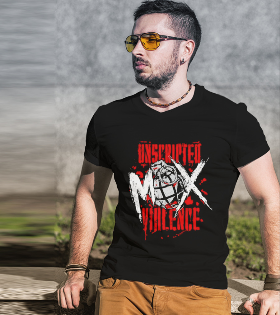 AEW Unscripted Violence Mox Grenade T-Shirt