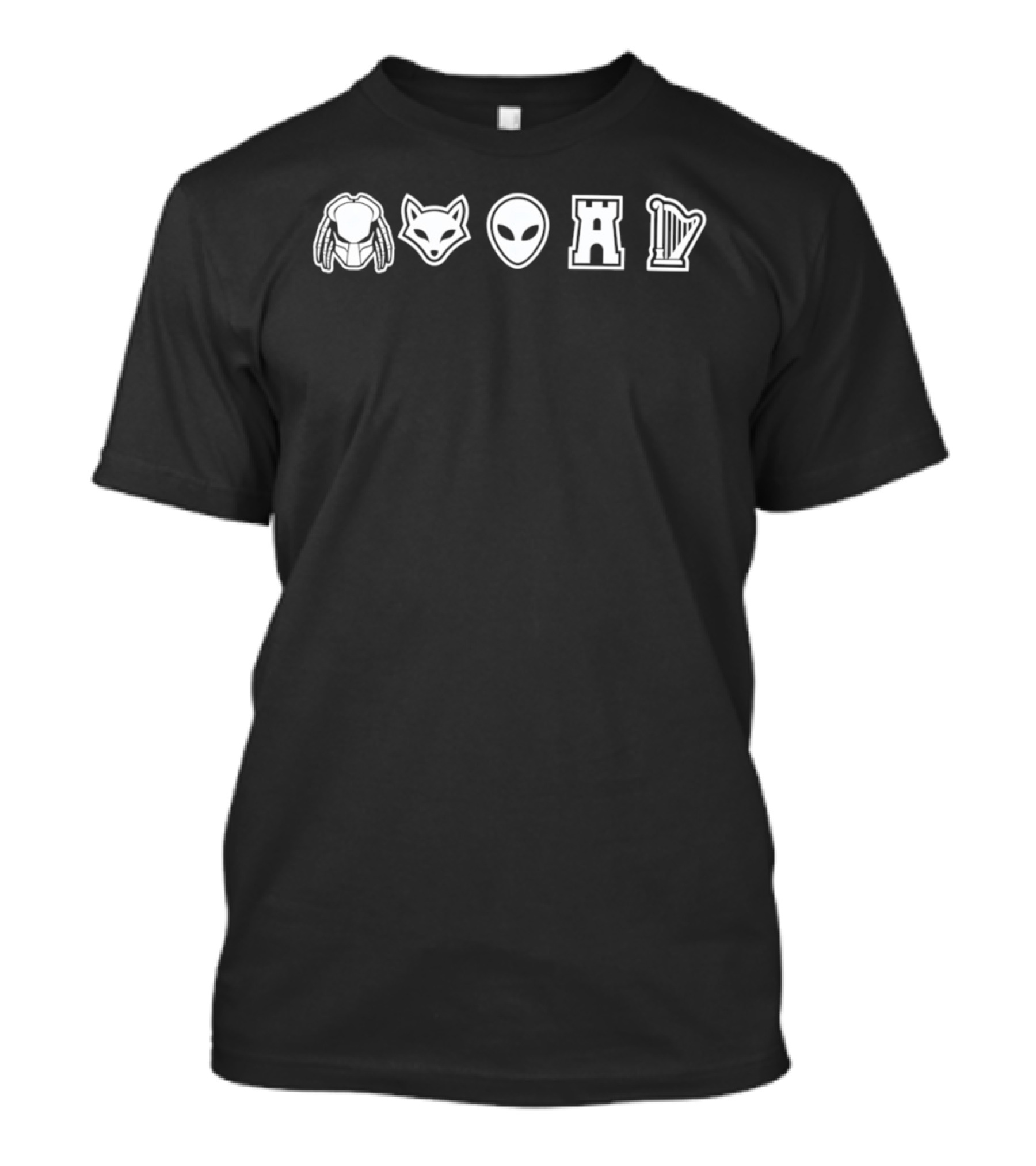 Predator Fox Alien Castle Harp San Antonio Spurs NBA 2026 Meme T-Shirt