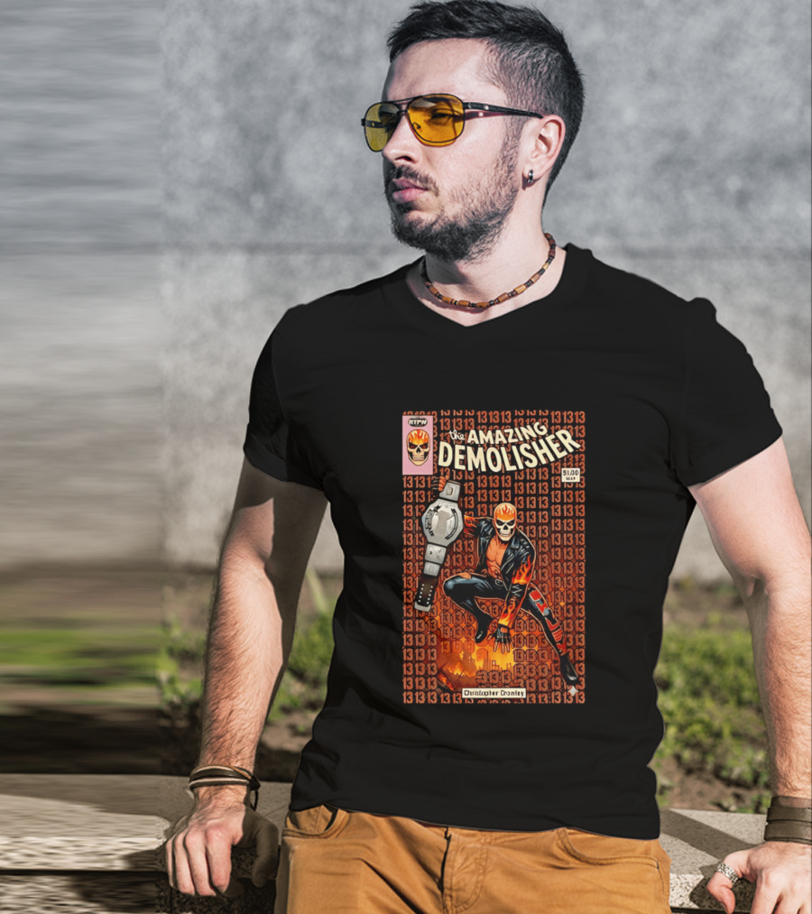 Ghost Rider The Amazing Demolisher Comic Cover Christopher Danley 13 13 13 T-Shirt