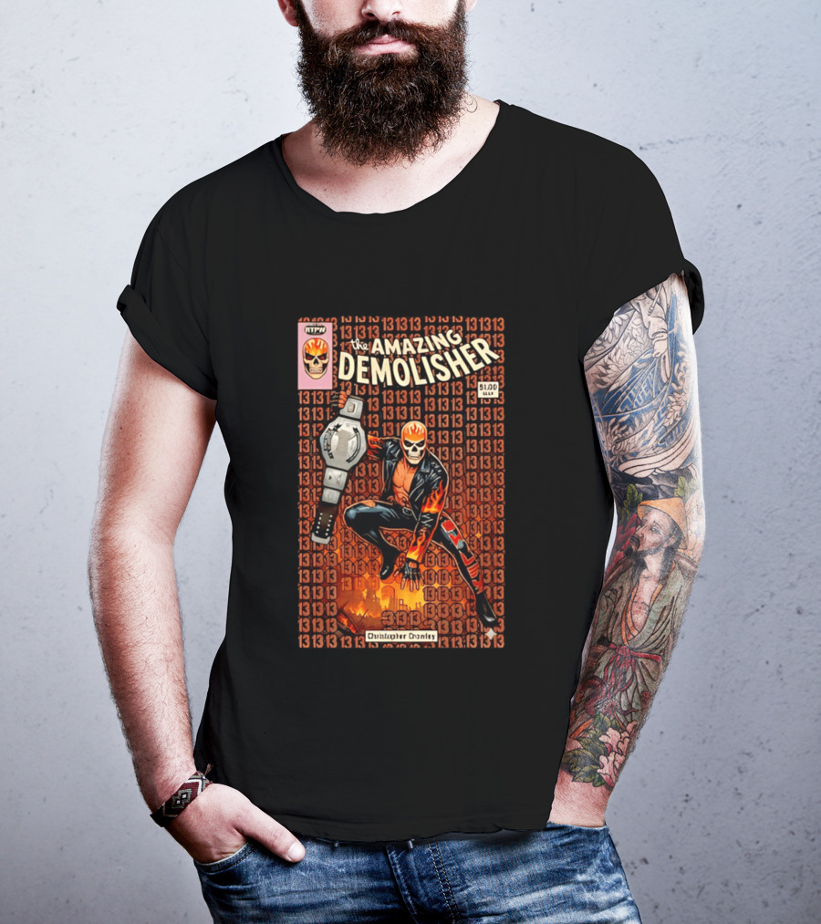 Ghost Rider The Amazing Demolisher Comic Cover Christopher Danley 13 13 13 T-Shirt