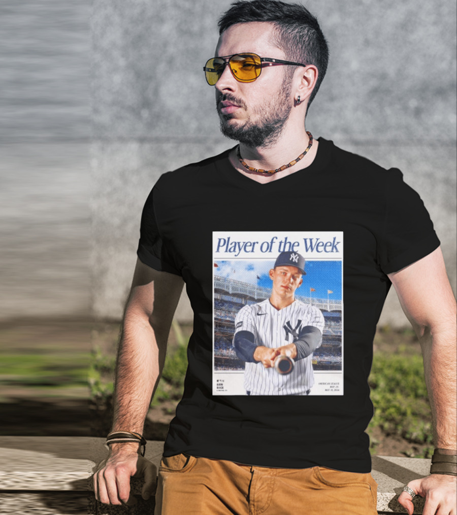 American League May 25 May 31 2026 Ben Rice Player Of The Week Yankees T-Shirt