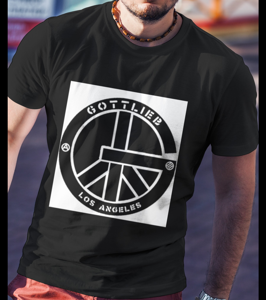 Gottlieb Peace Symbol Circle Los Angeles T-Shirt