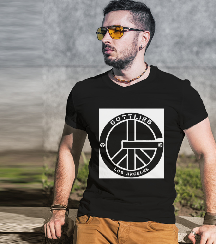 Gottlieb Peace Symbol Circle Los Angeles T-Shirt