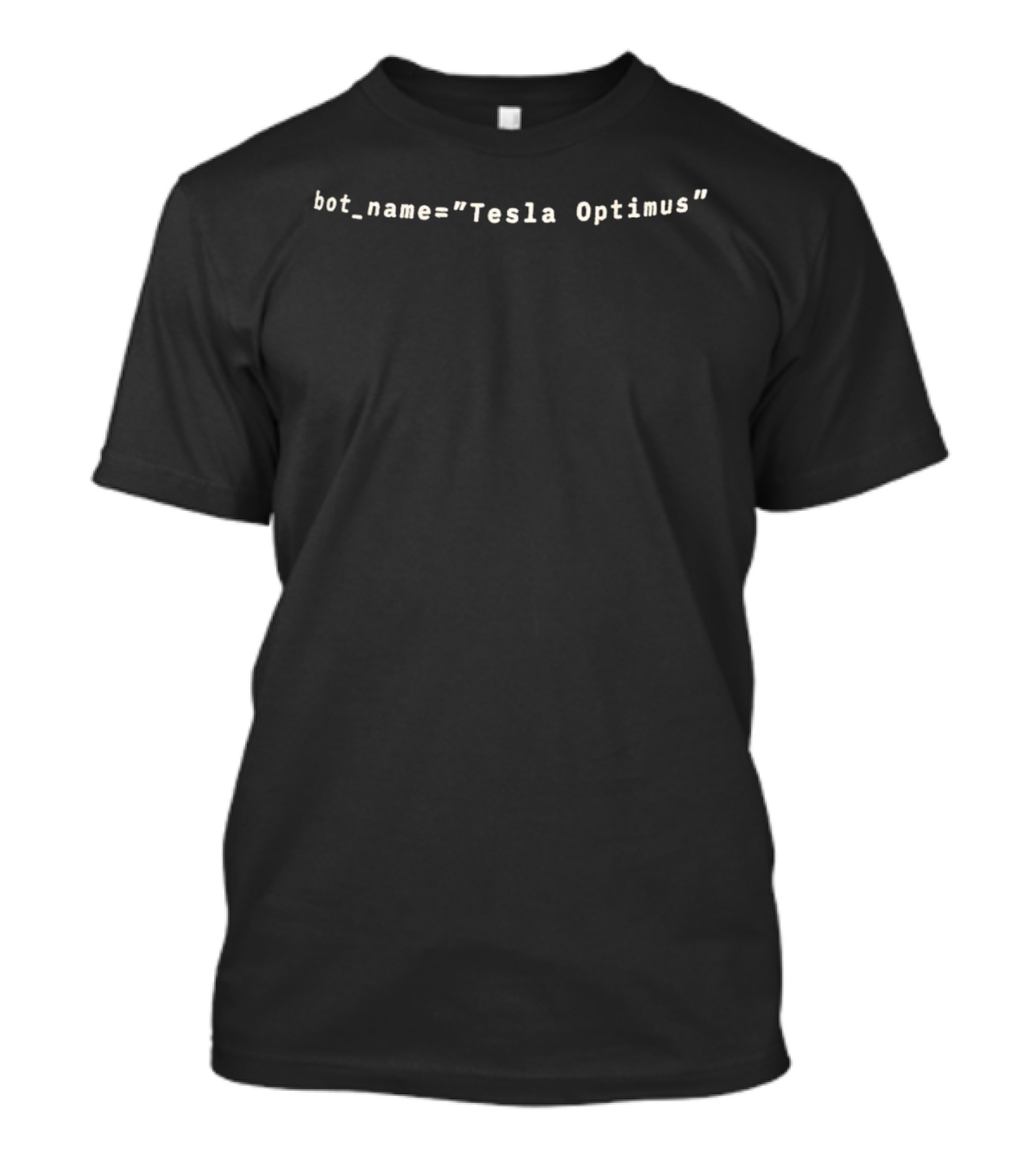 Bot Name Tesla Optimus Code Aesthetic T-Shirt