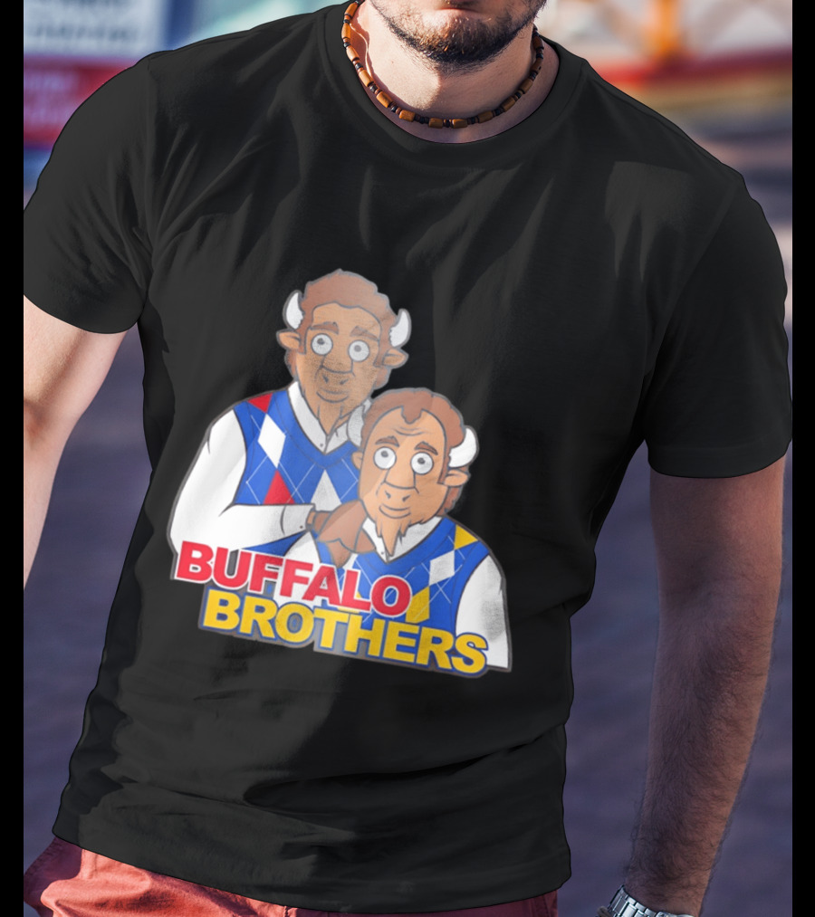 Buffalo Brothers Buffalo Bills Football 2026 Cartoon T-Shirt