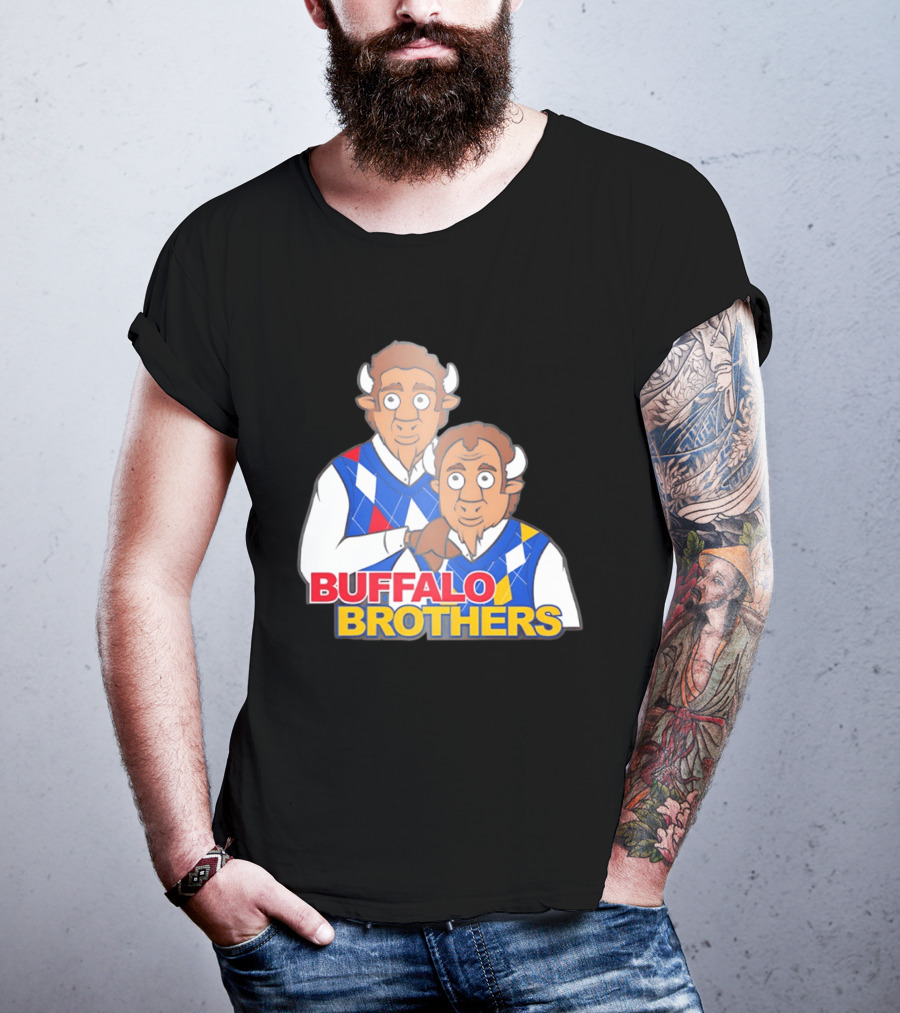 Buffalo Brothers Buffalo Bills Football 2026 Cartoon T-Shirt