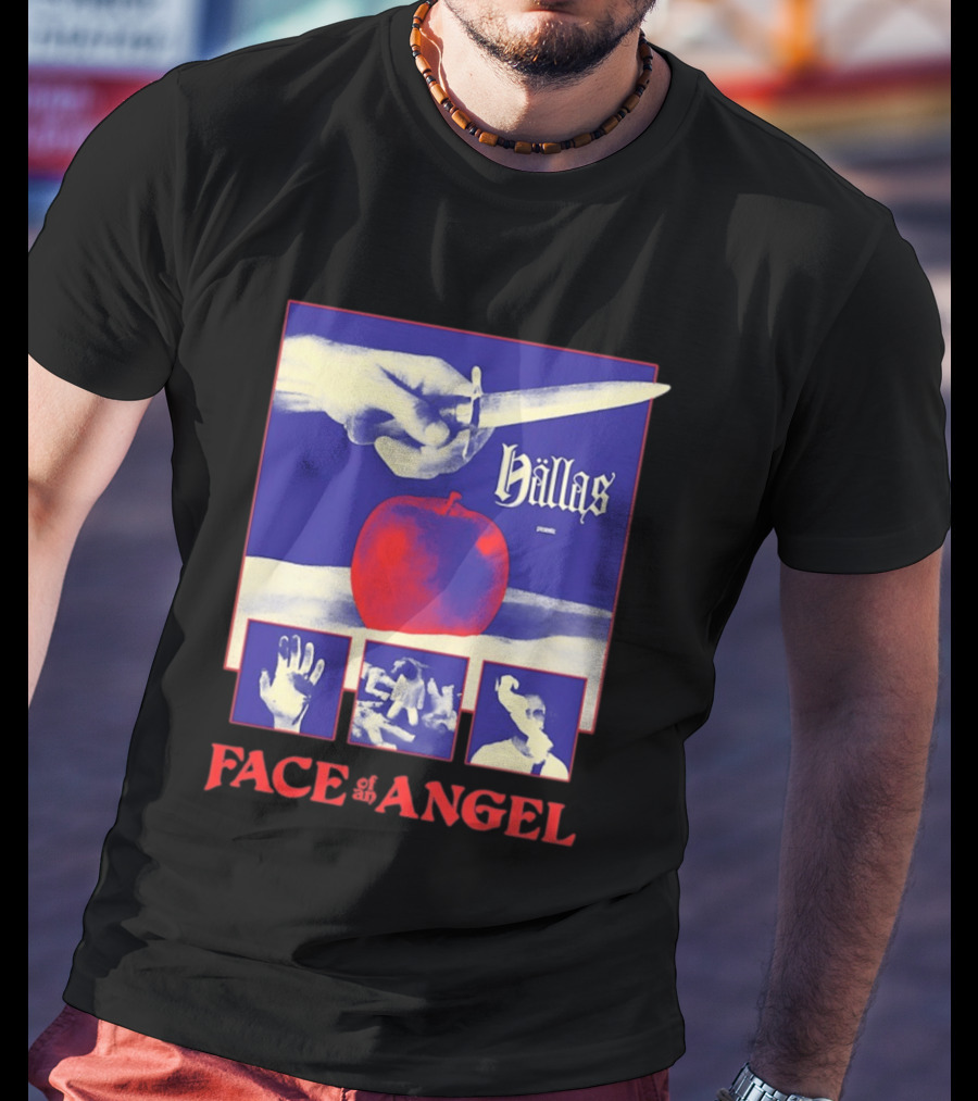 Hallas Face Of An Angel Album Heavy Metal Rock Band Music T-Shirt
