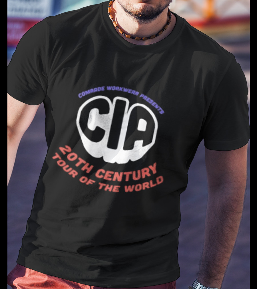 CIA 20th Century Tour Of The World George Widener Presents T-Shirt