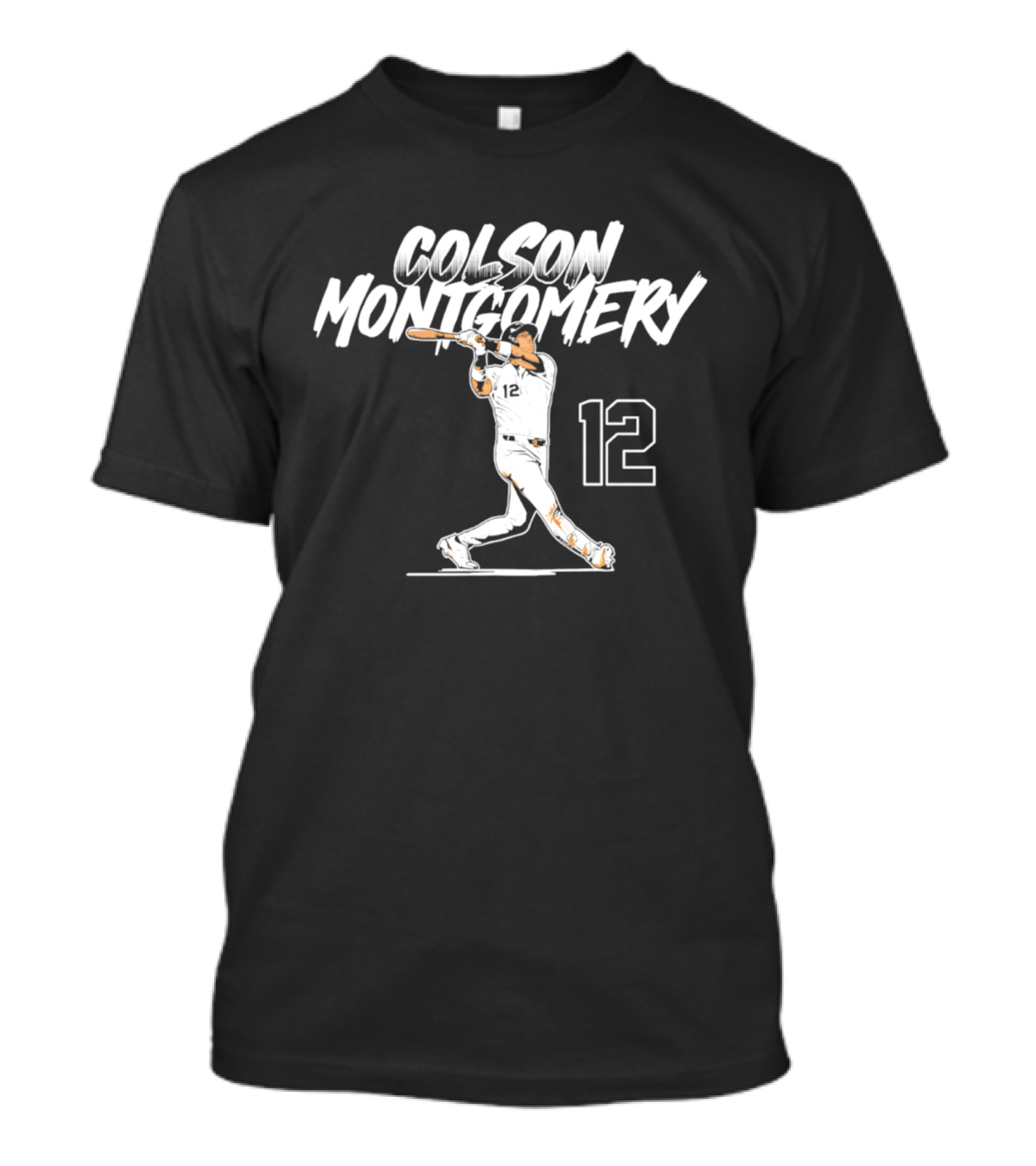 Colson Montgomery Chicago White Sox Slugger Swing 12 T-Shirt