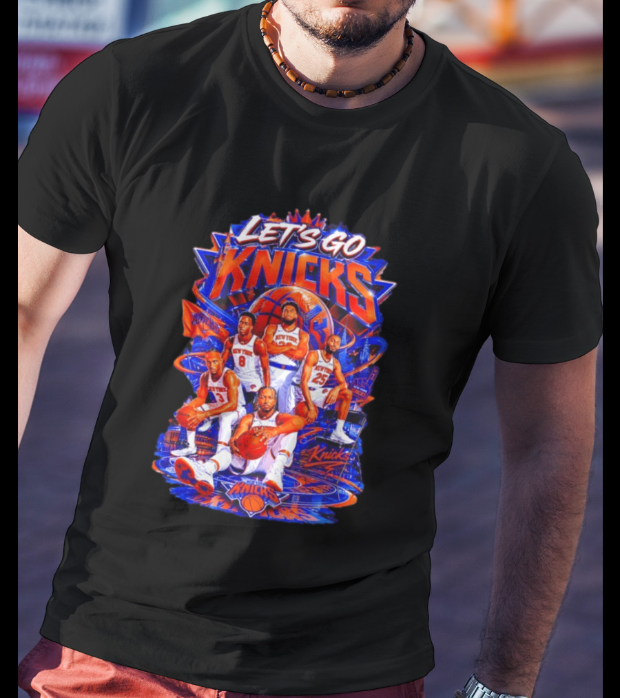 Jalen Brunson New York Knicks Let's Go 2026 NBA Basketball Players T-Shirt