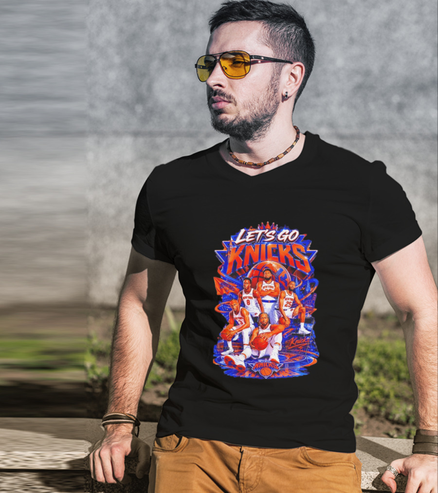 Jalen Brunson New York Knicks Let's Go 2026 NBA Basketball Players T-Shirt