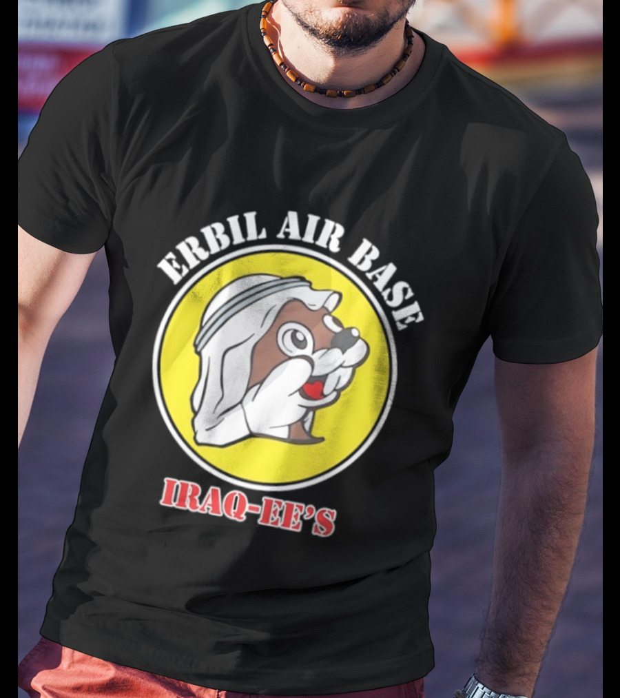Erbil Air Base Iraq Eef's Cartoon T-Shirt