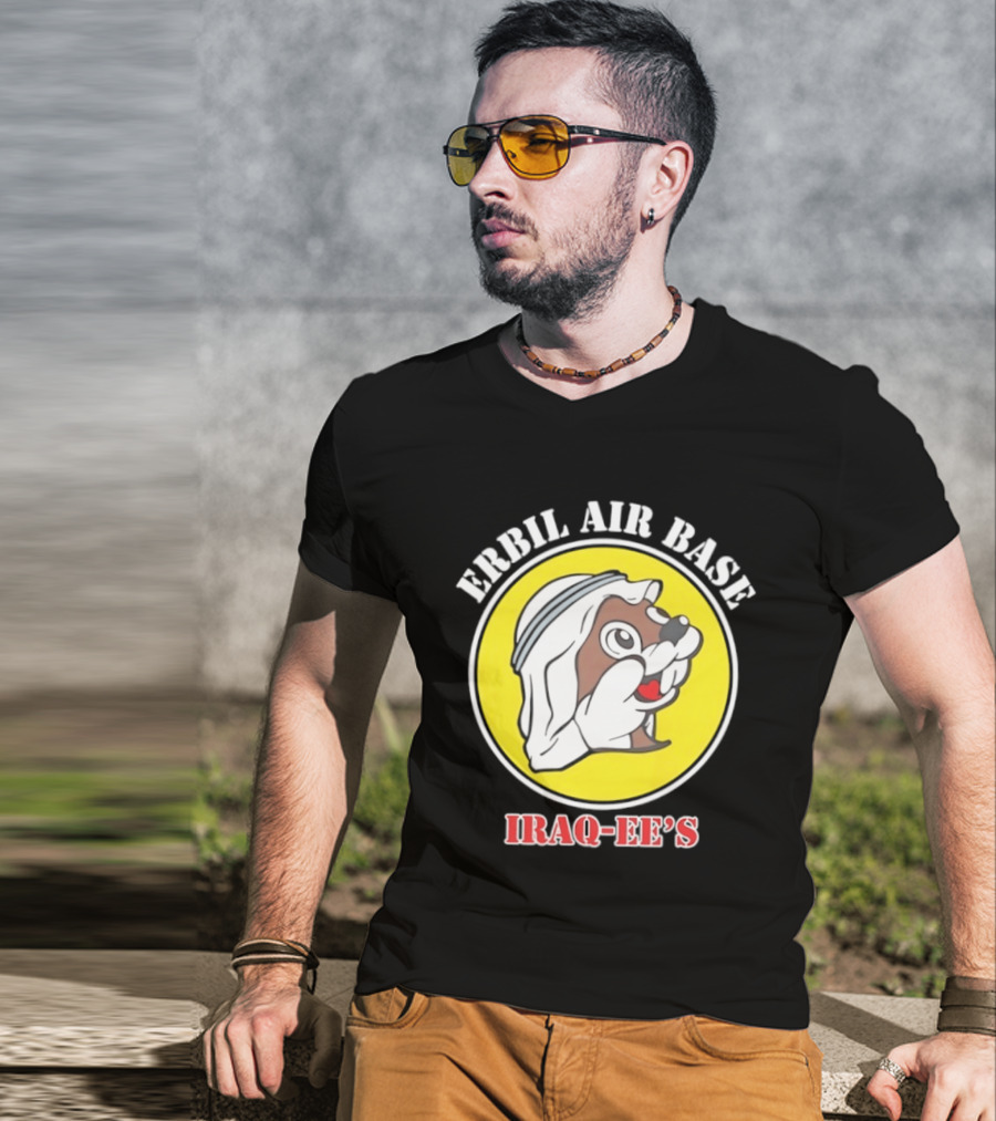 Erbil Air Base Iraq Eef's Cartoon T-Shirt