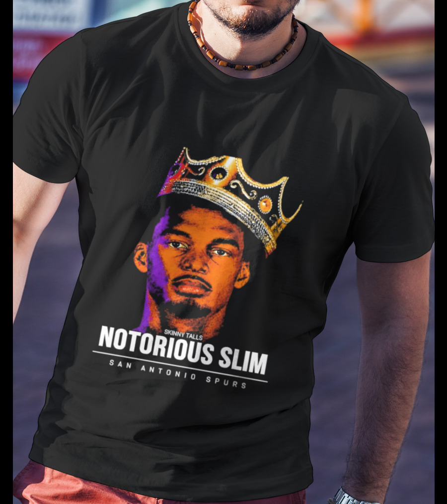 San Antonio Spurs Notorious Slim King Victor Wembanyama Basketball Star T-Shirt