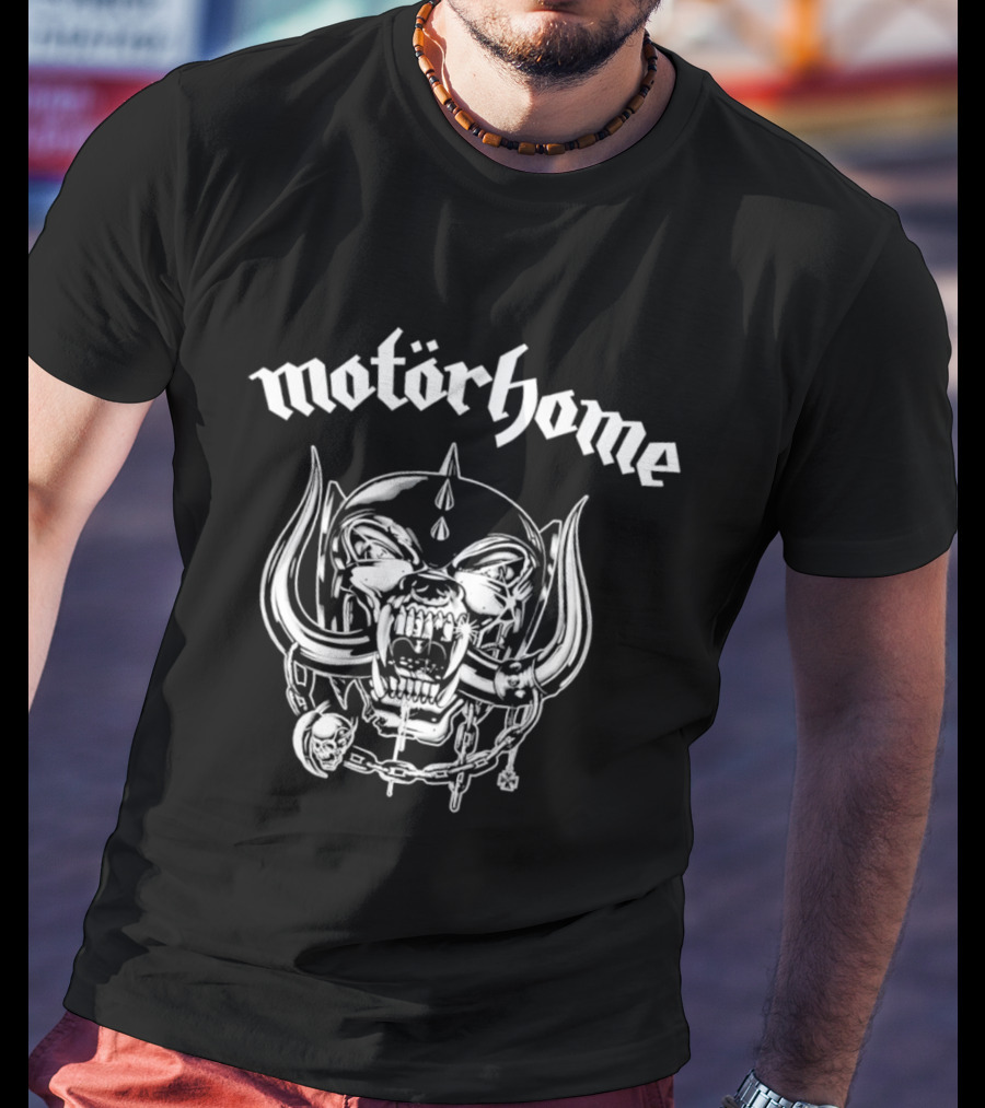 Motörhome Snaggletooth Lemmy Kilmister Iconic Band T-Shirt