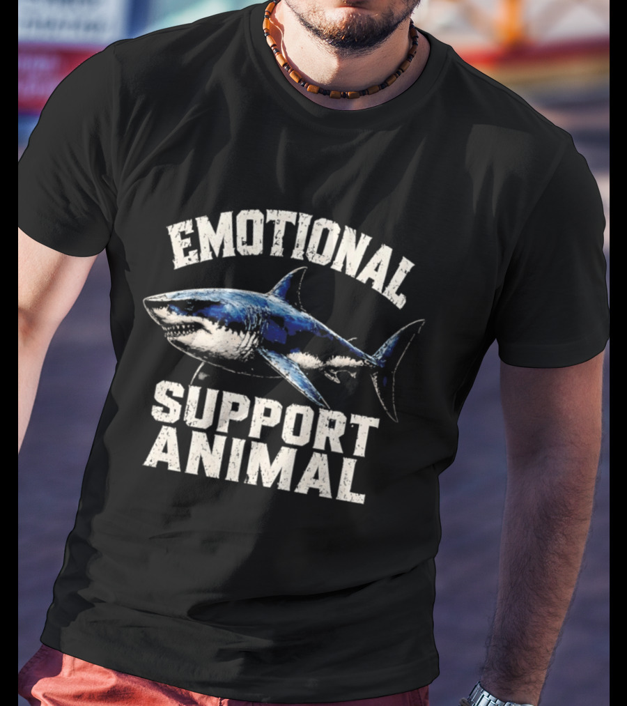 Emotional Support Animal Shark T-Shirt