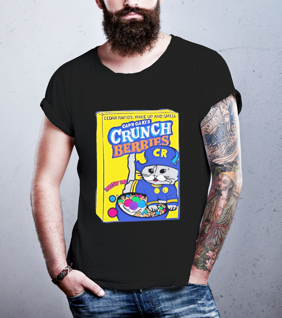 Cedar Rapids Wake Up And Smell Capn Oats Crunch Berries T-Shirt
