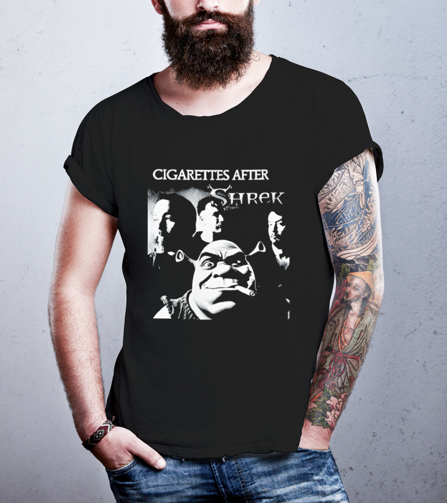 Cigarettes After Shrek Smoking Smutty Memories T-Shirt