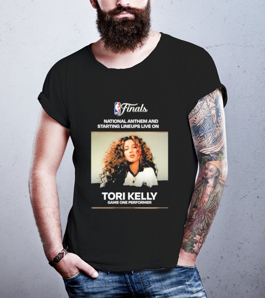 NBA Finals Tori Kelly Game One Performer National Anthem And Starting Lineups Live T-Shirt