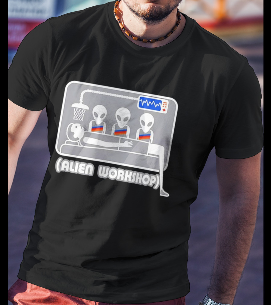 Victor Wembanyama Alien Workshop UFO Basketball Experiment T-Shirt