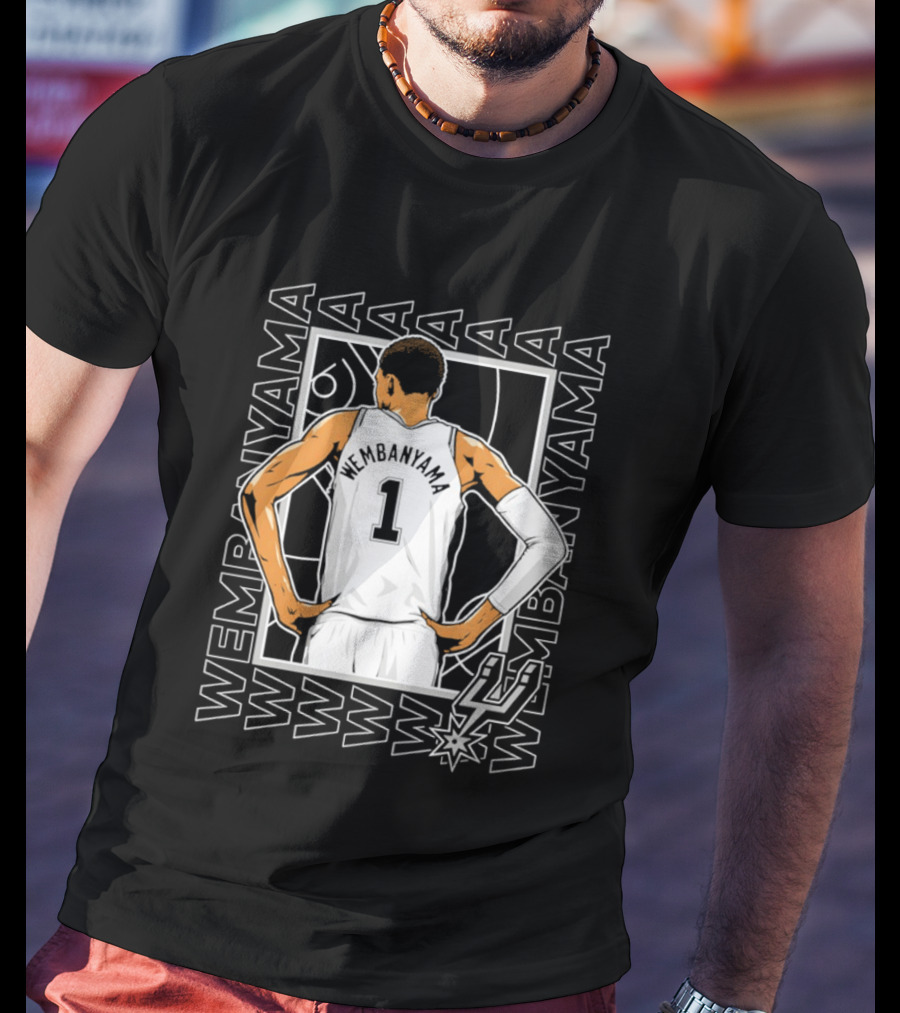 Victor Wembanyama San Antonio Spurs Number 1 NBA Basketball Player 2026 T-Shirt