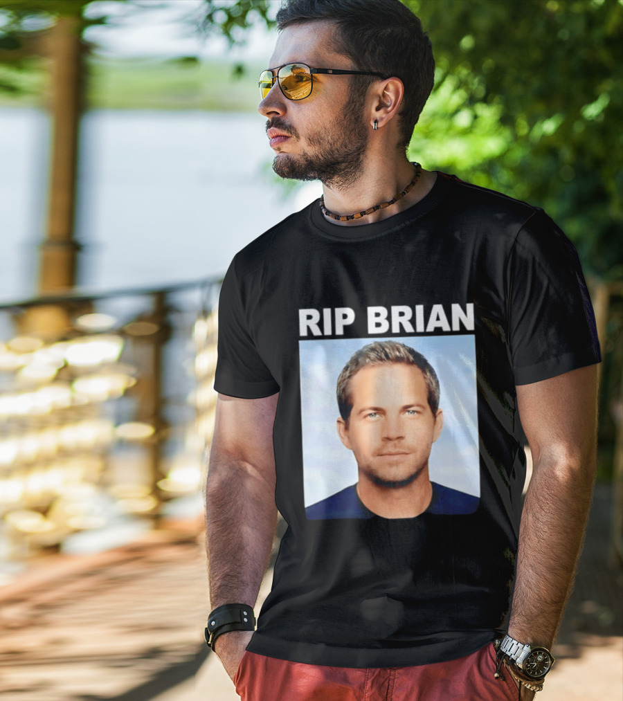 RIP Brian Vin Diesel Tribute Paul Walker Memorial T-Shirt