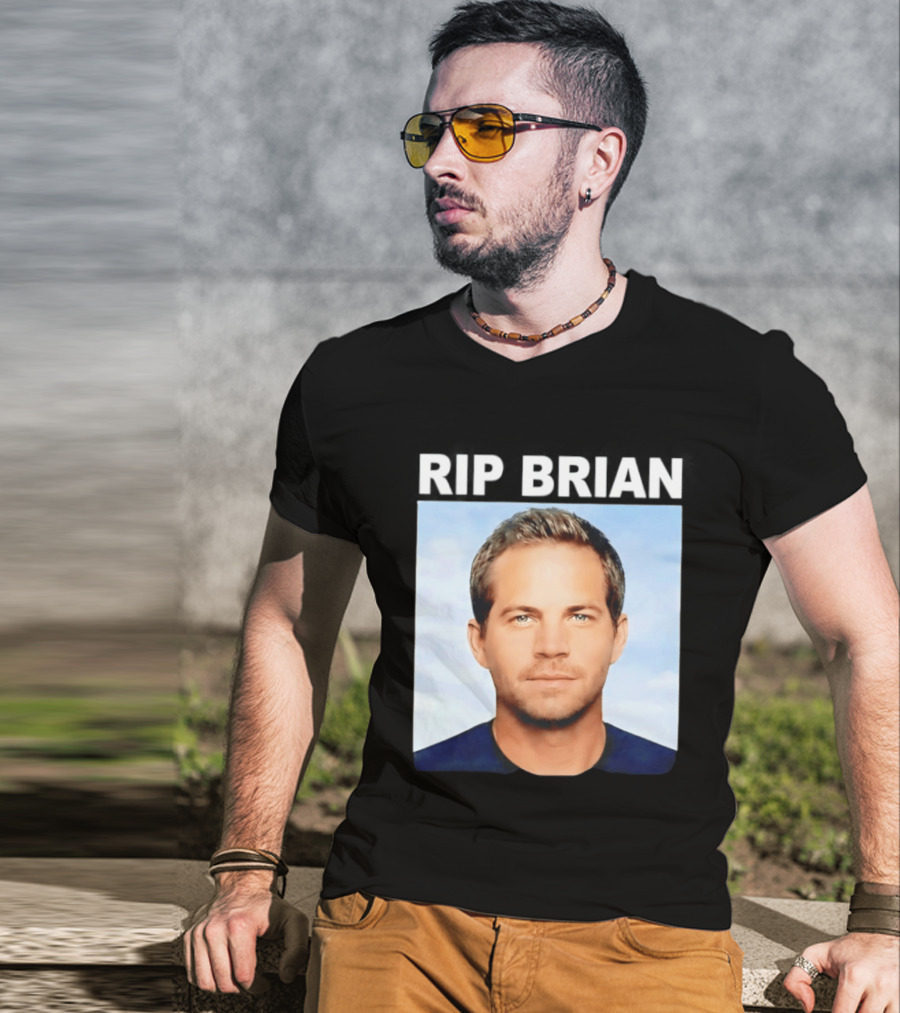 RIP Brian Vin Diesel Tribute Paul Walker Memorial T-Shirt