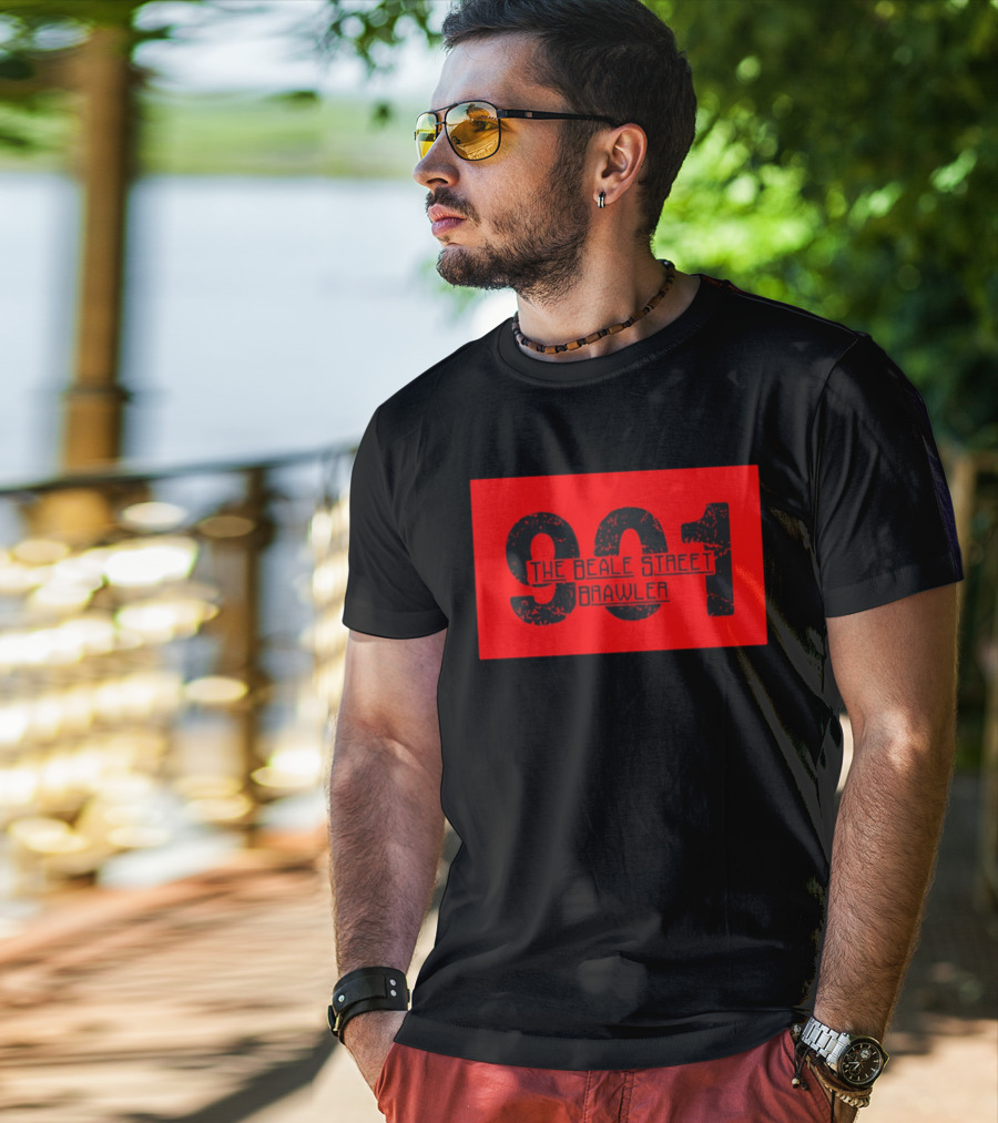 901 Beale Street Brawler Memphis Pride T-Shirt