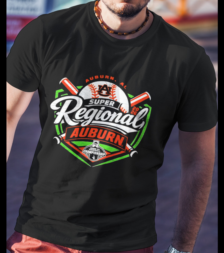 Auburn AL Super Regional Baseball 2023 T-Shirt