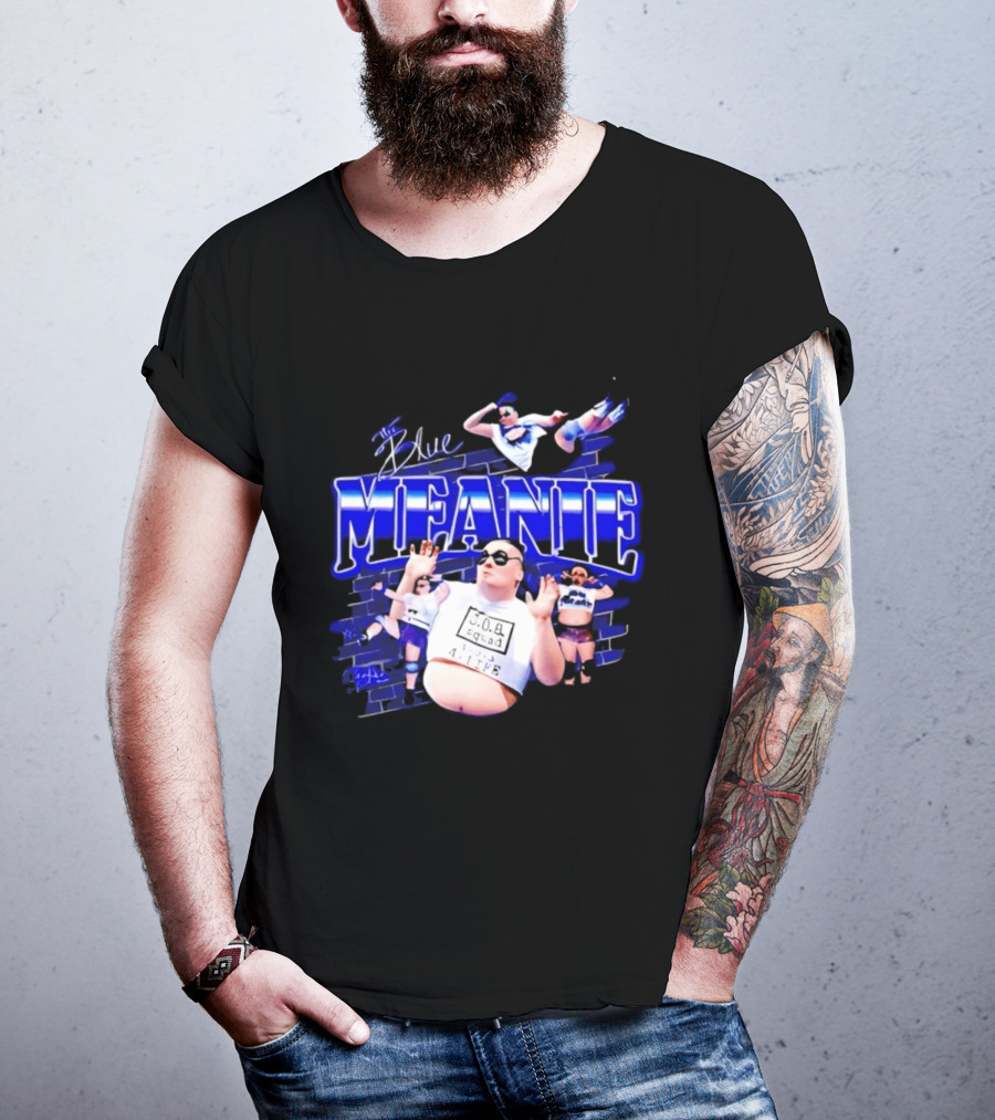 The Blue Meanie Brian Heffron Wrestling T-Shirt
