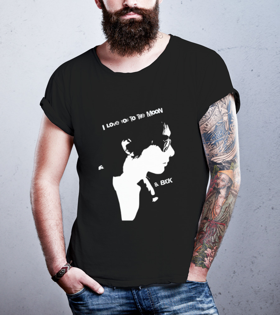 I Love You To The Moon And Back Romantic Expression T-Shirt