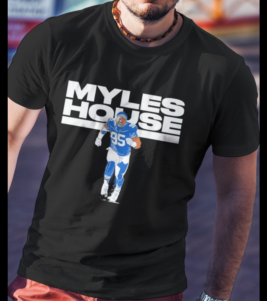 Cleveland Browns Myles House 95 Myles Garrett NFLPA T-Shirt