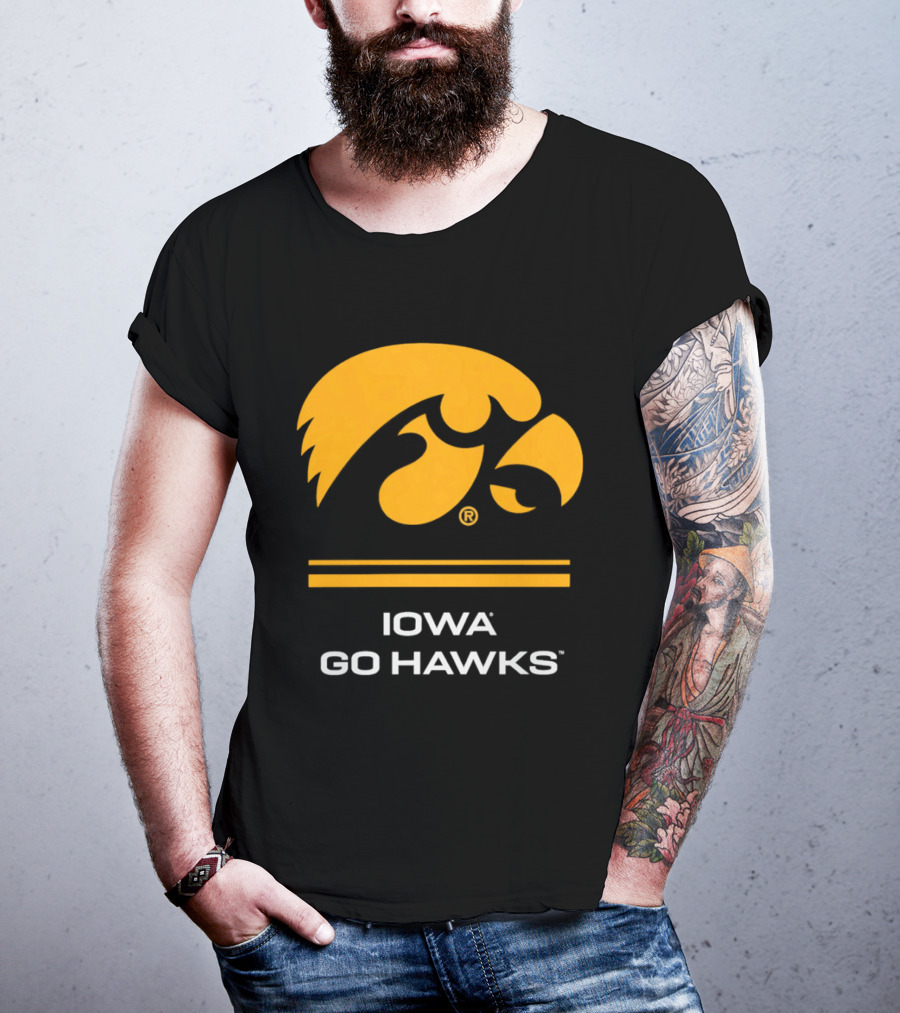 Iowa Hawkeyes Go Hawks T-Shirt