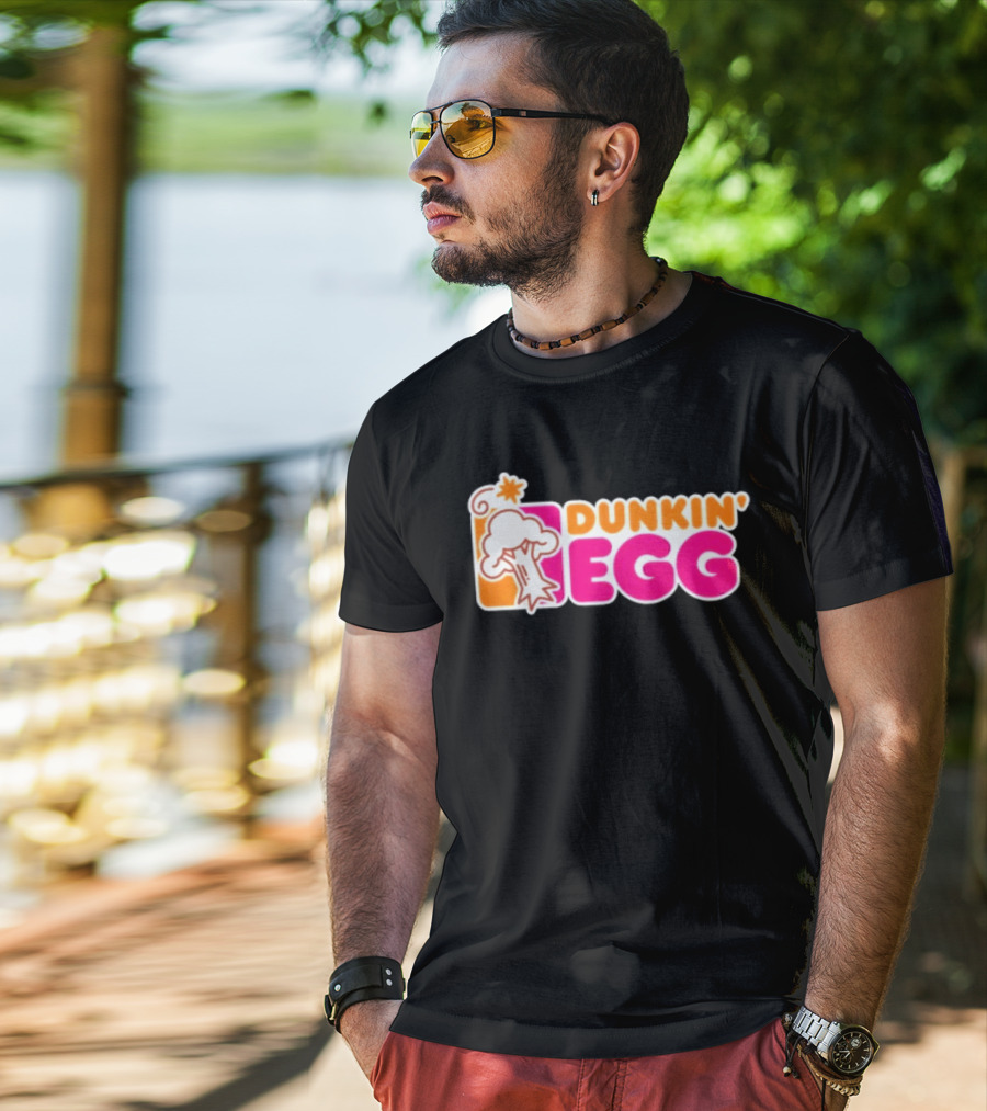 Dunkin' Egg Dunkin' Donuts Tree Explosion T-Shirt