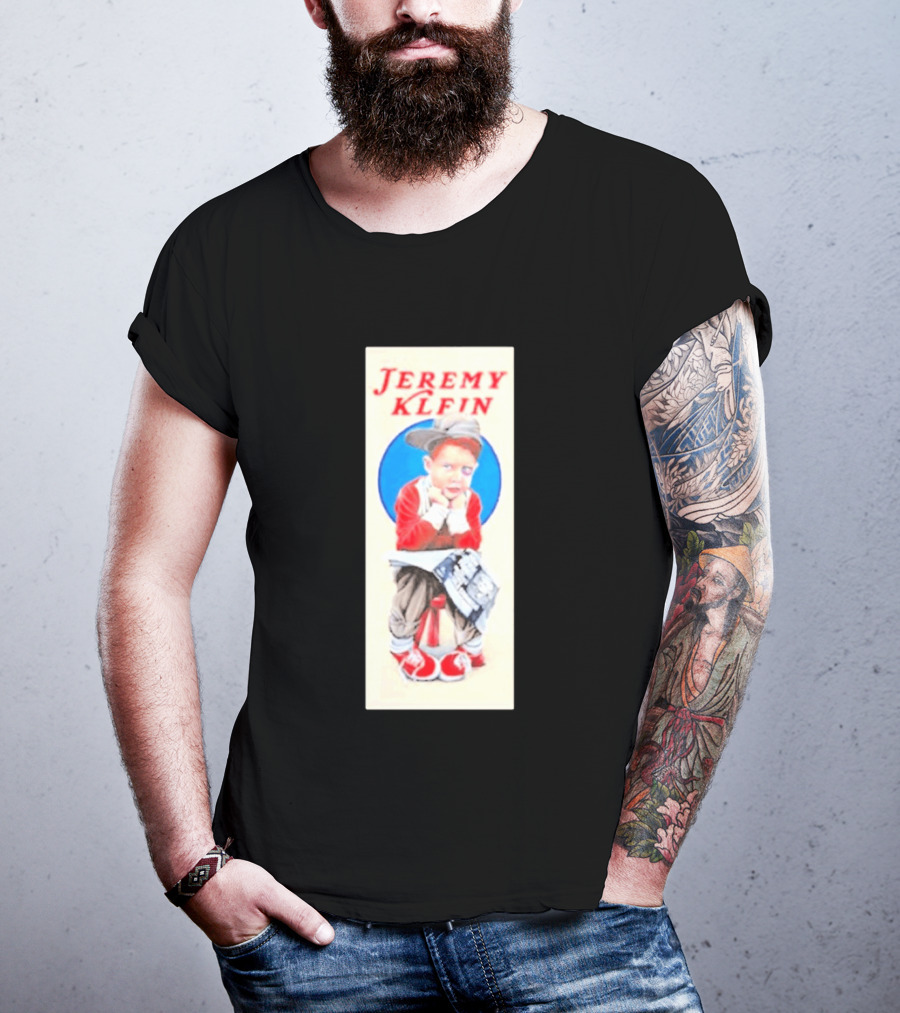 Jeremy Klein World Industries Kid Sitting On Stool T-Shirt