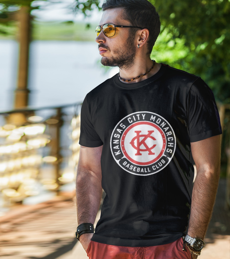 Kansas City Monarchs Baseball Club KC Circular T-Shirt