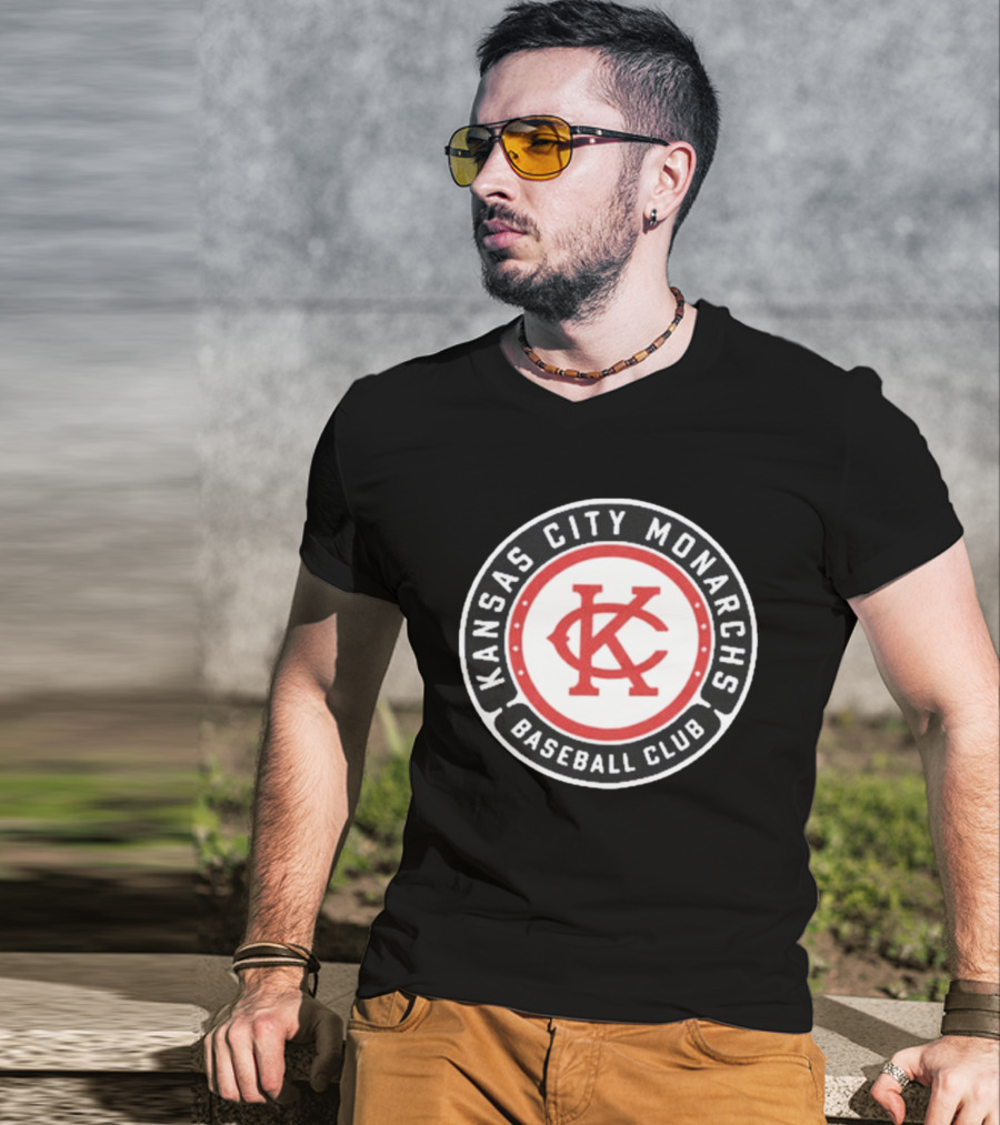 Kansas City Monarchs Baseball Club KC Circular T-Shirt