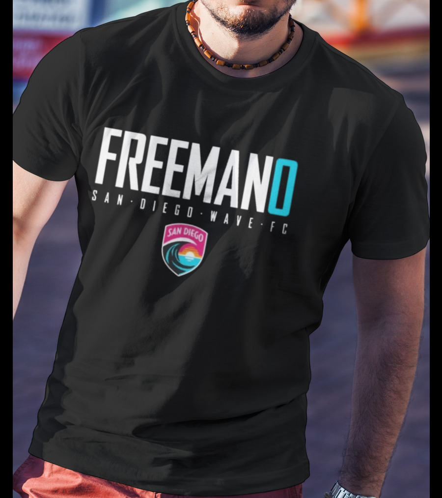 Freeman San Diego Wave FC NWSL Soccer Player Sarah Freeman T-Shirt