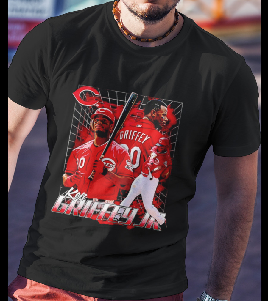 Ken Griffey Jr Cincinnati Reds Baseball Player 30 Reds Griffey T-Shirt