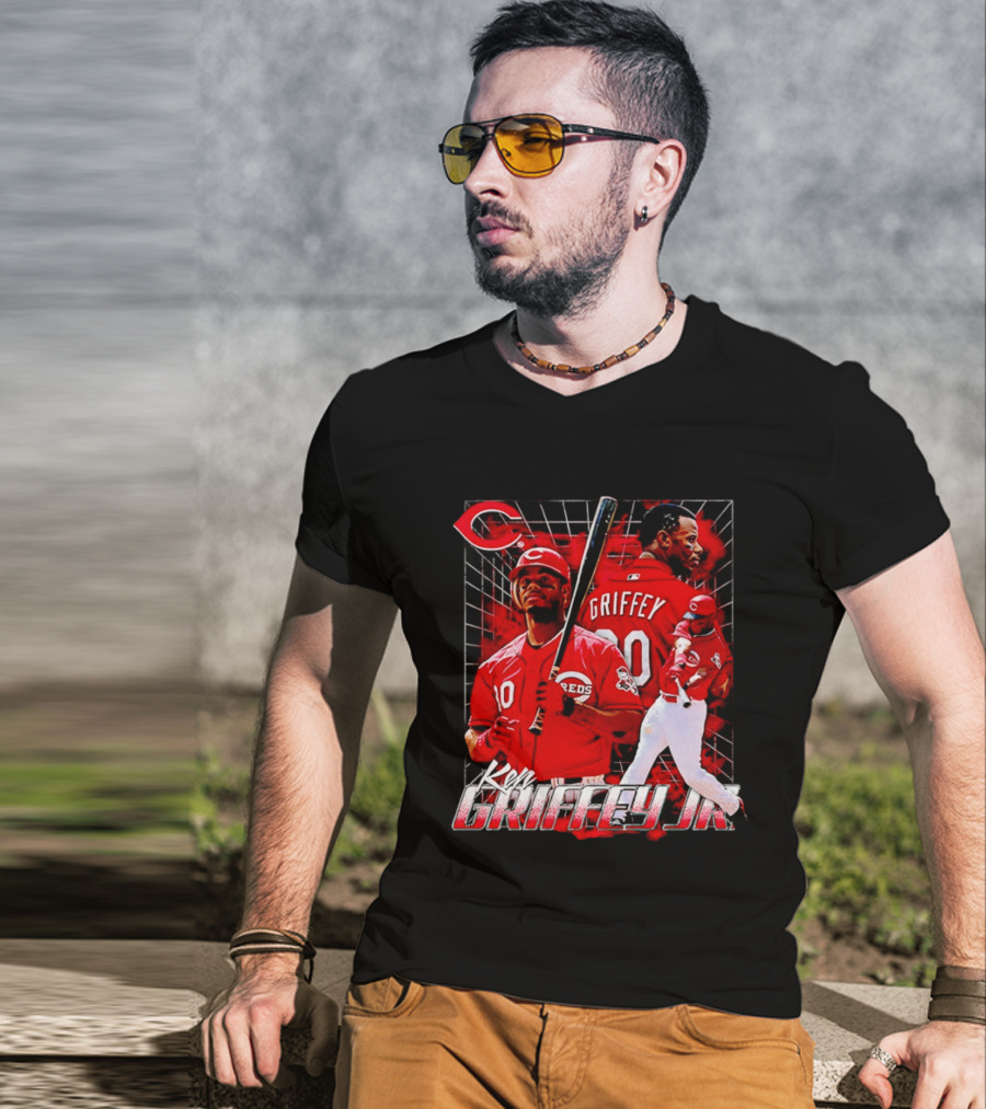 Ken Griffey Jr Cincinnati Reds Baseball Player 30 Reds Griffey T-Shirt