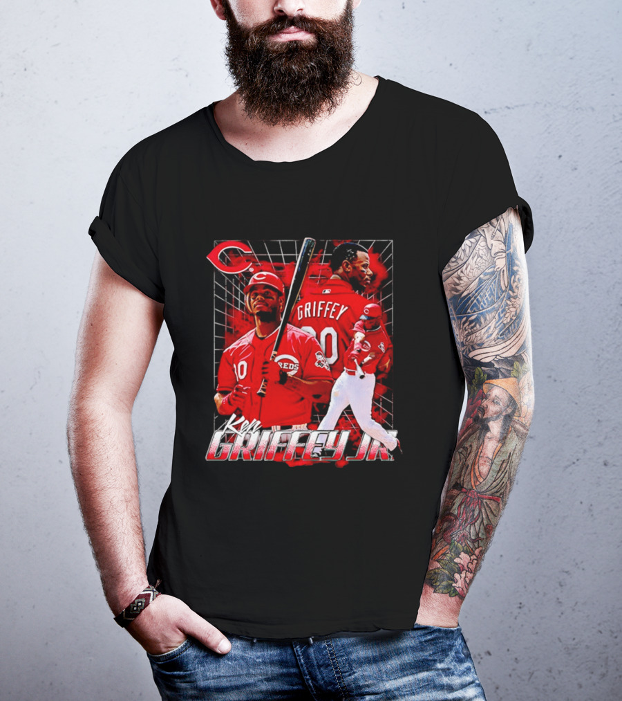 Ken Griffey Jr Cincinnati Reds Baseball Player 30 Reds Griffey T-Shirt