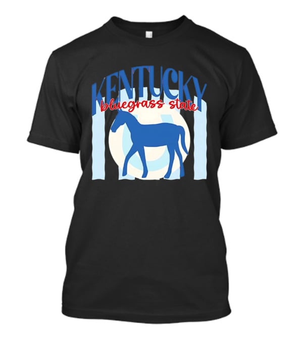 Kentucky Bluegrass State Horse Horseshoe T-Shirt