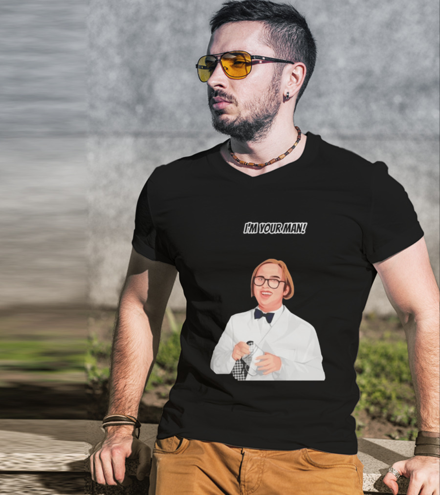 Max And Paddy I Am Your Man Bow Tie White Jacket T-Shirt