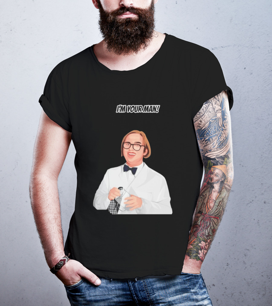 Max And Paddy I Am Your Man Bow Tie White Jacket T-Shirt